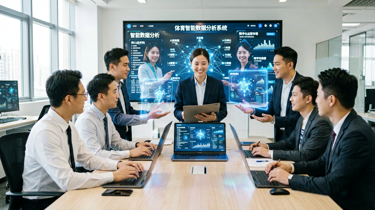 体育智能数据分析系统界面与可视化图表展示